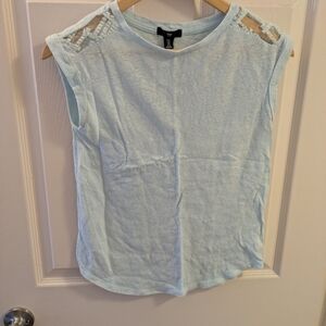 Women's Light Blue Top